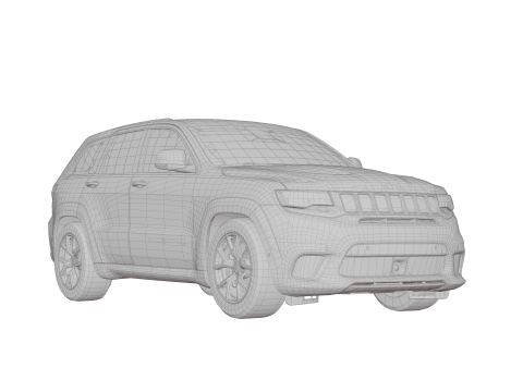 Jeep Grand Cherokee Trackhawk Model 3D
