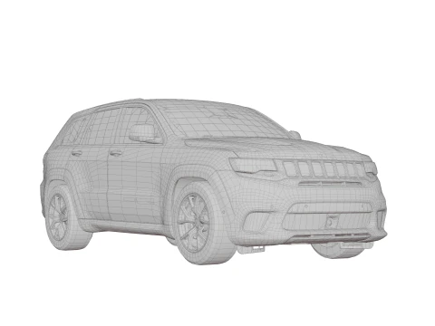 Jeep Grand Cherokee Trackhawk 3D Model
