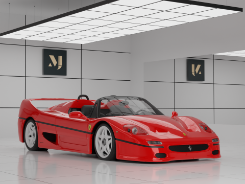 Ferrari F50 Spider 3D Модель