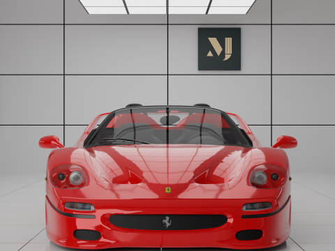 Ferrari F50 Spider 3D 모델