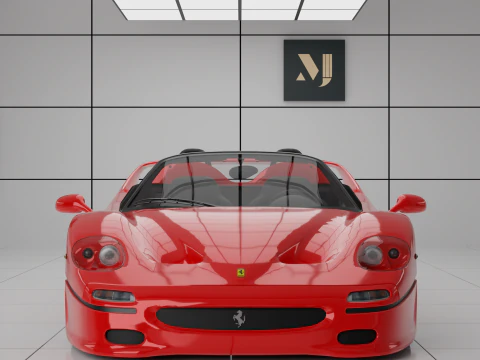 Ferrari F50 Spider 3D Model