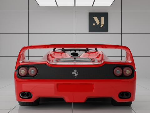 Ferrari F50 Spider 3D 모델