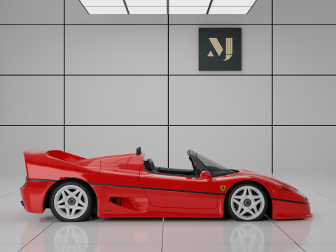 Ferrari F50 Spider 3D 모델