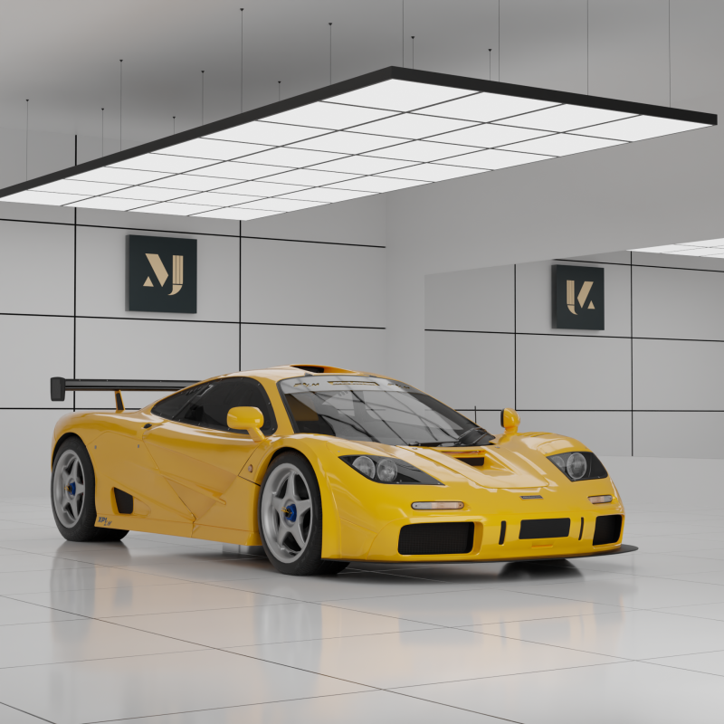 McLaren F1 LM 3D मॉडल .c4d .max .obj .3ds .fbx .stl .blend 