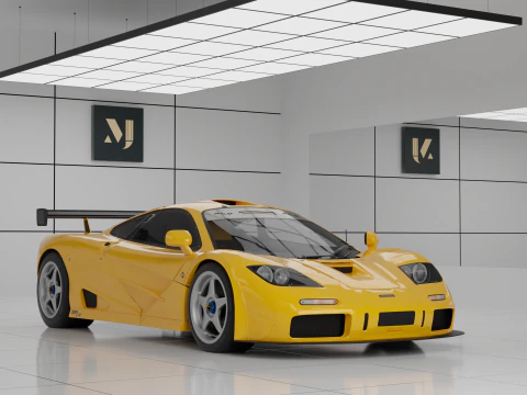 McLaren F1 LM 3D Model