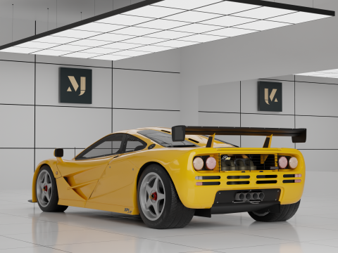 McLaren F1 LM 3D मॉडल