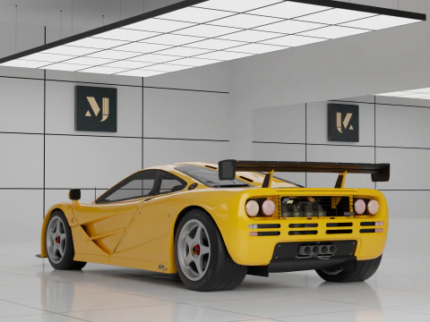 McLaren F1 LM 3D Model