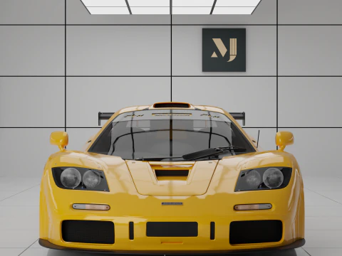 McLaren F1 LM 3D Model