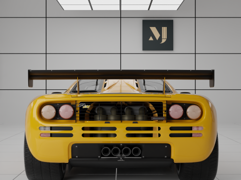 McLaren F1 LM 3D मॉडल