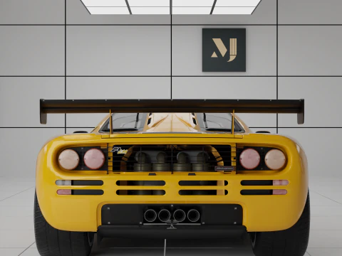 McLaren F1 LM 3D Model