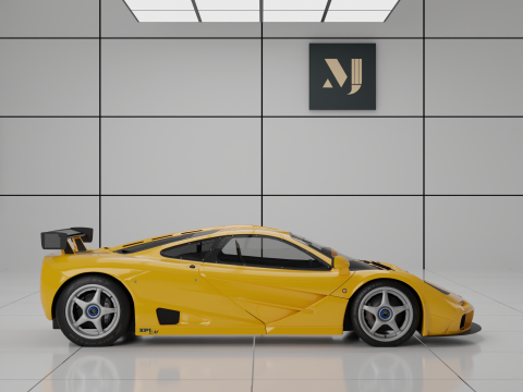 McLaren F1 LM 3D मॉडल