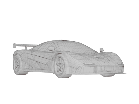 McLaren F1 LM 3D मॉडल