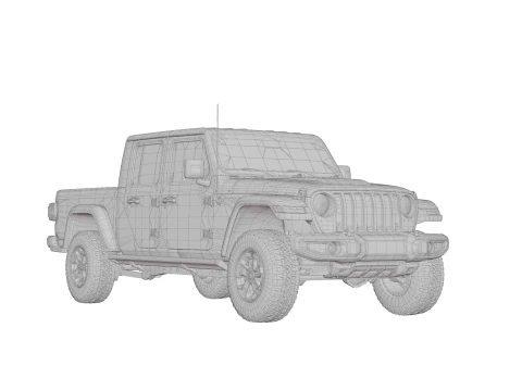Jeep Gladiator 3D Model