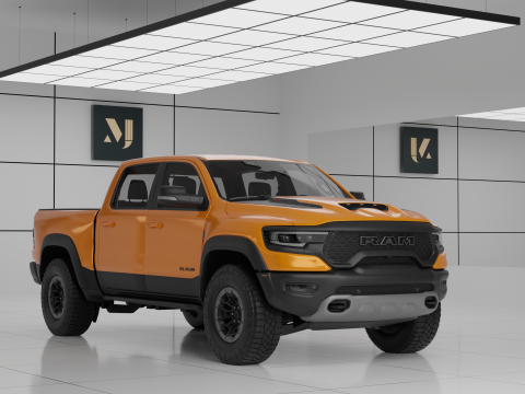 Ram 1500 TRX Modelo 3D