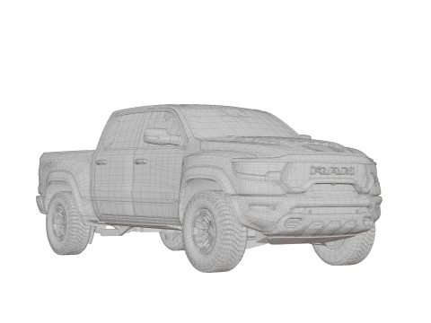 Ram 1500 TRX 3D Model