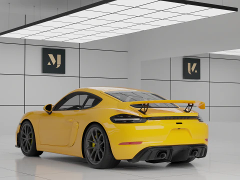 Porsche 718 Cayman GT4 3D Model