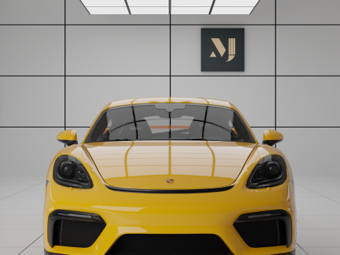 Porsche 718 Cayman GT4 3D Model