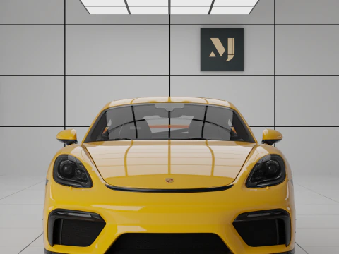 Porsche 718 Cayman GT4 3D Model