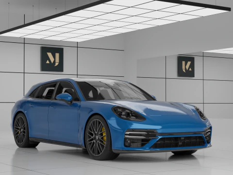 Porsche Panamera Turbo S Sport Turismo Model 3D