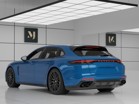 Porsche Panamera Turbo S Sport Turismo 3D Model