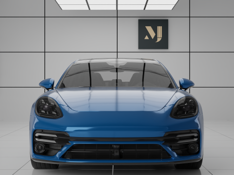 Porsche Panamera Turbo S Sport Turismo 3D Model