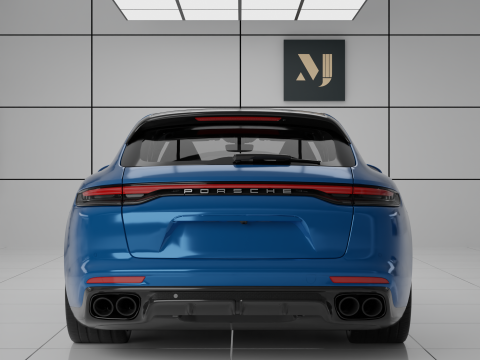 Porsche Panamera Turbo S Sport Turismo 3D Model