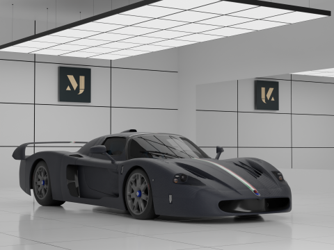Maserati MC12 3Dモデル