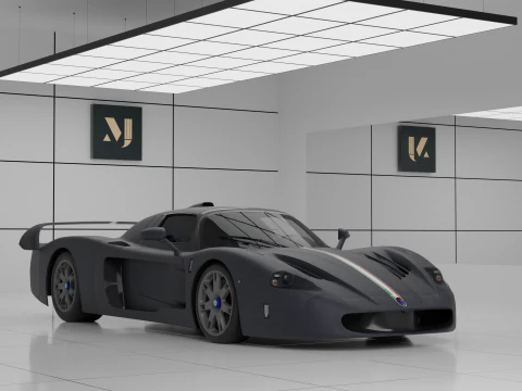 मासेराती एमसी12 3D मॉडल