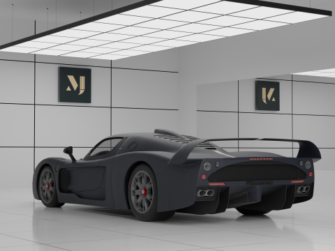 Maserati MC12 3D Модель