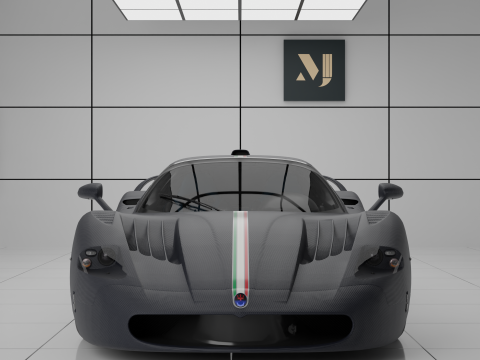 Maserati MC12 3D Модель