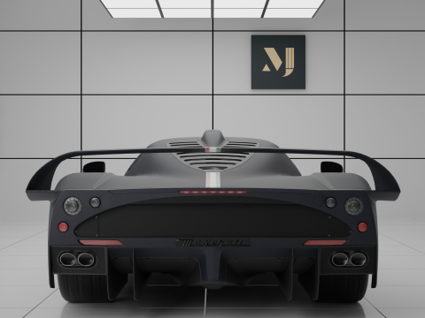 Maserati MC12 3D Модель