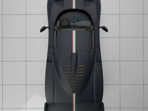 Maserati MC12 3D Модель
