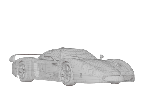 Maserati MC12 3D Модель