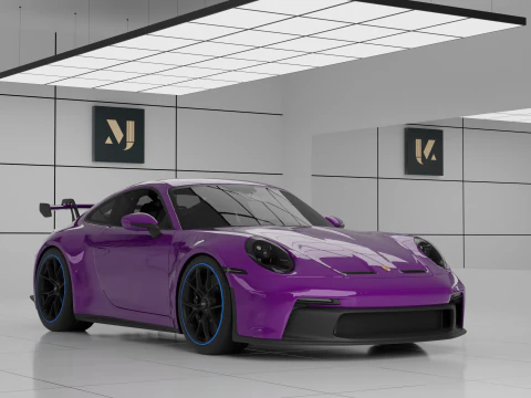 Porsche 911 GT3 992 3D Model