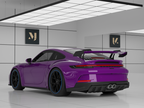 Porsche 911 GT3 992 Modelo 3D