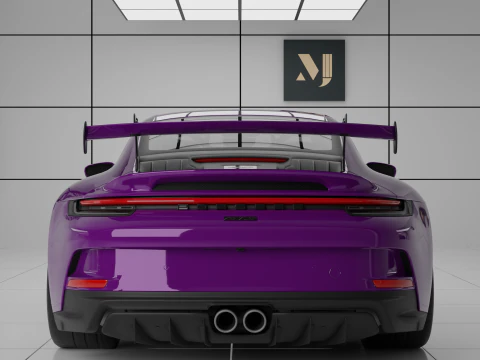 Porsche 911 GT3 992 3D Model