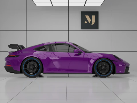 Porsche 911 GT3 992 3D Model