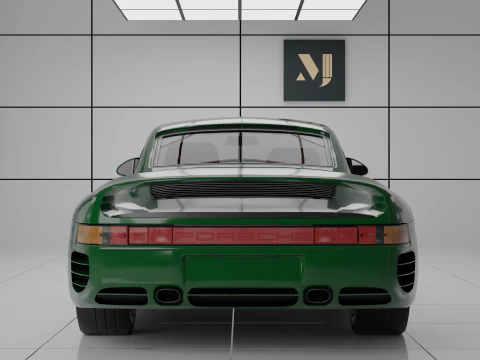 Porsche 959 Bruce Canepa 3D Model