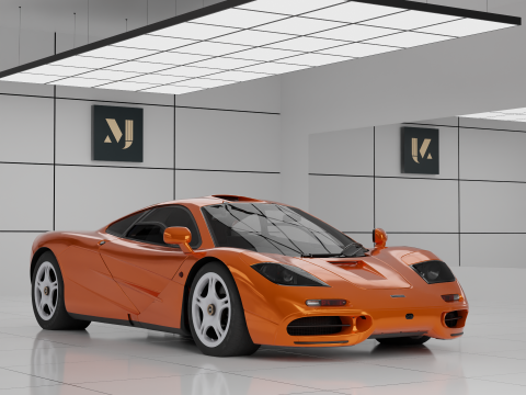 1993 McLaren F1 3D Model