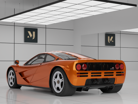 1993 McLaren F1 Model 3D