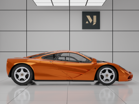 1993 McLaren F1 Model 3D