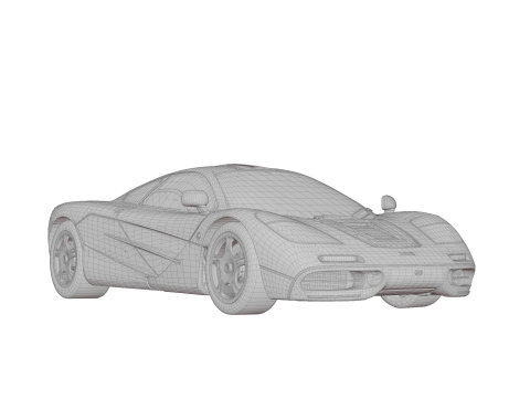1993 McLaren F1 Model 3D