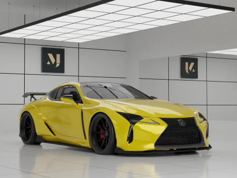 Lexus LC 500 3D Model