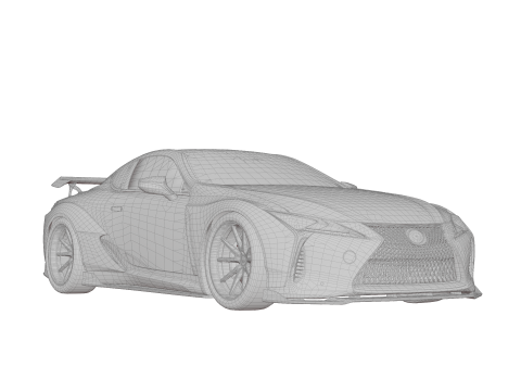 Lexus LC 500 Model 3D