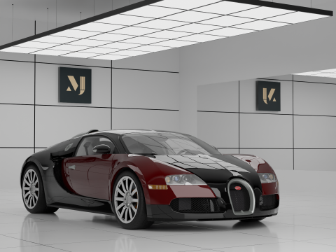 Bugatti Veyron 164 3D Model