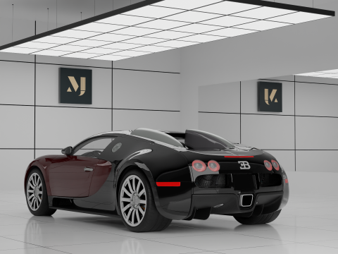 Bugatti Veyron 164 3D मॉडल
