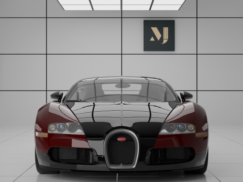 Bugatti Veyron 164 3D मॉडल