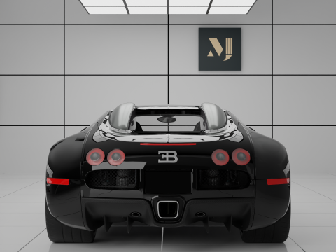 Bugatti Veyron 164 3D मॉडल