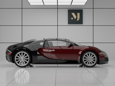 Bugatti Veyron 164 3D मॉडल