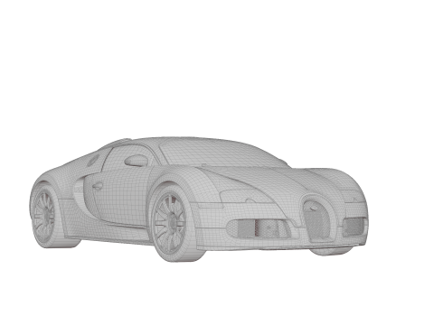 Bugatti Veyron 164 3D मॉडल